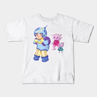 My Alien friends Kids T-Shirt